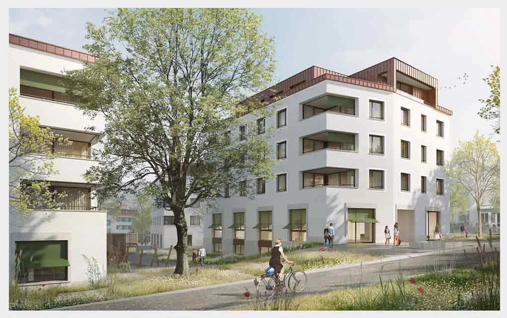Ärztezentrum Unterägeri Der Rohbau steht