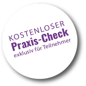 Button Praxis Check